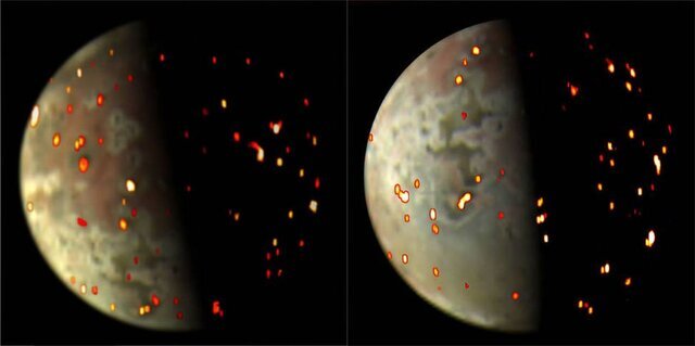 نمای خیره‌کننده از آتشفشانی‌ترین جرم منظومه شمسی/ عکس