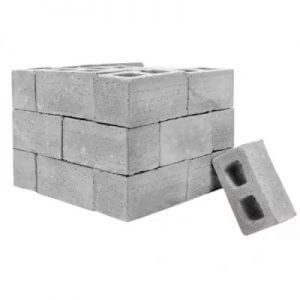 What is the cost of one square meter of cement block wall
