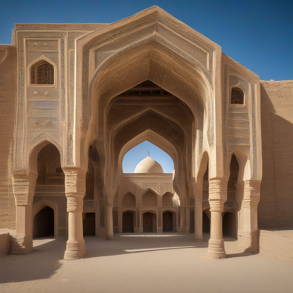 مادر کاروانسراهای ایران - کاروانسرای قصر بهرام